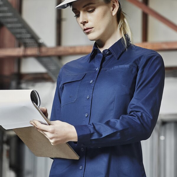 Womens Lightweight Tradie L/S Shirt Thumbnail