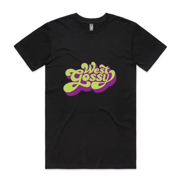 West Gossy Men's Tee - Lime & Purple Thumbnail