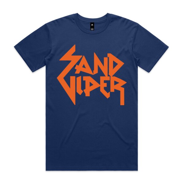 Sand Viper Orange Logo Men's Tee Thumbnail