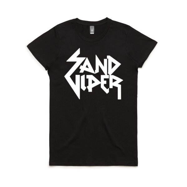 Sand Viper White Logo Women's Tee Thumbnail