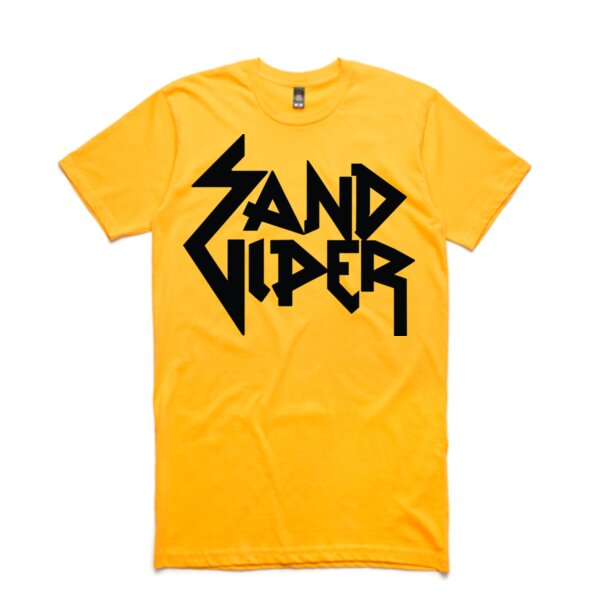 Sand Viper Black Logo Men's Tee Thumbnail
