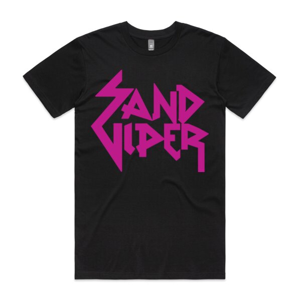 Sand Viper Pink Logo Men's Tee Thumbnail
