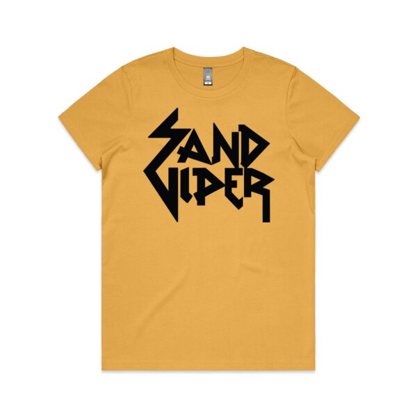 Sand Viper Black Logo Women's Tee Thumbnail