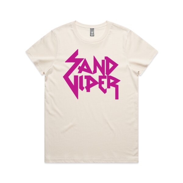 Sand Viper Pink Logo Women's Tee Thumbnail