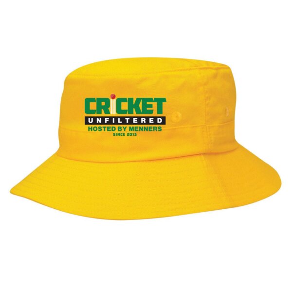 Kids yellow Cricket Unfiltered Bucket hat Thumbnail