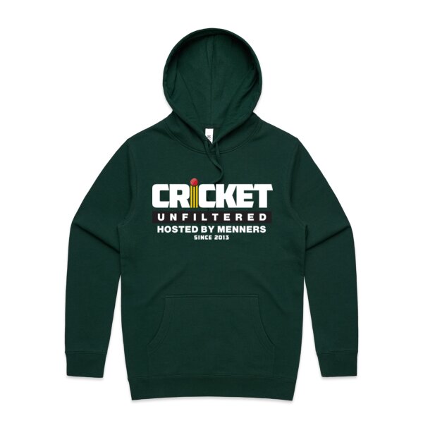 Cricket Unfiltered logo green hoodie Thumbnail
