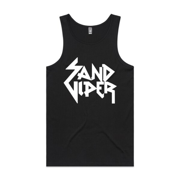Sand Viper Mens Singlet Black Thumbnail